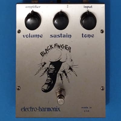 激レア！Electro-Harmonix Black Finger 初期モデル Electro-Harmonix Black Finger Optical Tube Compressor - YouTube