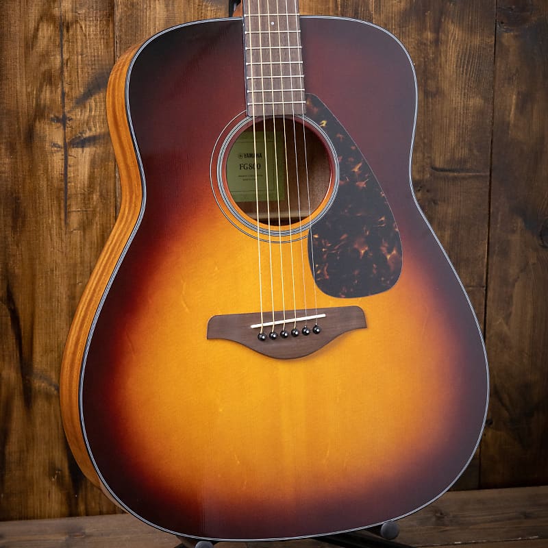 Yamaha fg800 shop brown sunburst