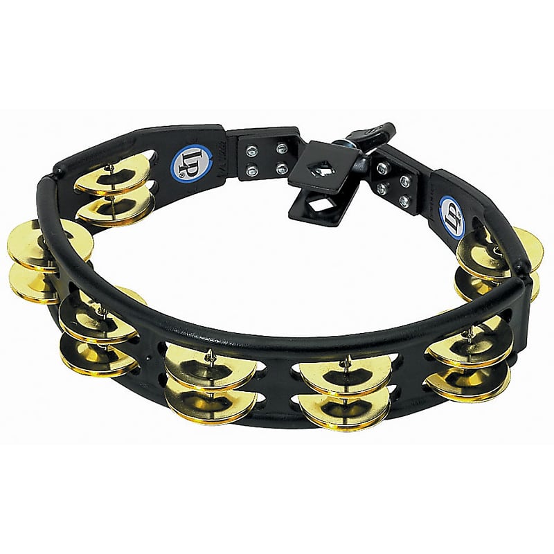 Latin Percussion LP175 Mountable Cyclops Tambourine. Brass Jingles image 1
