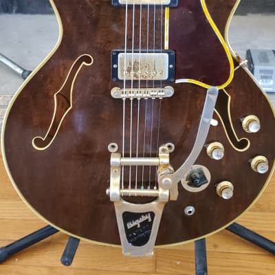 1969 Gibson Es-355 Custom Walnut~100% Original~ Professional Grade Top Of The Line Pre Norlin w no issues 
 Nice as they get image 2