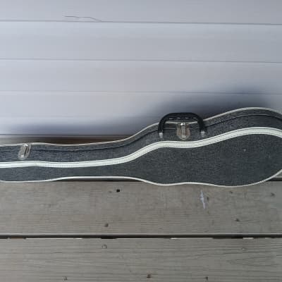Vintage 1955 Harmony H-42 Stratotone Newport Electric Guitar w/ Case! Psychedelic Paint Job! image 17