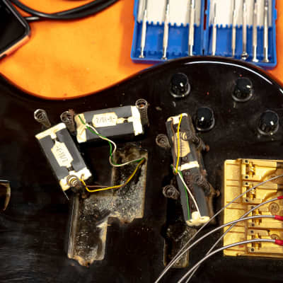 1989 Kawai Rockoon KRB-90 Neckthrough PJ Bass - MIJ - Transparent Black image 13