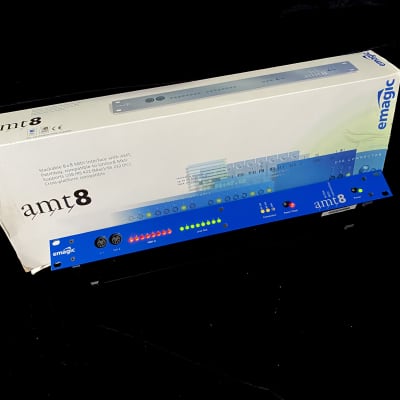 Emagic AMT 8 Unitor 8 x I/O USB MIDI interface w/ power supply + box image 1