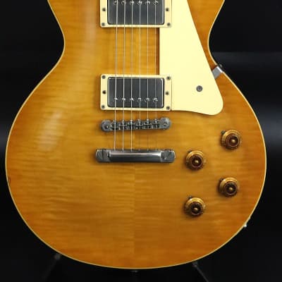 Greco EG-550 LP Lemon Drop 1990 Flame Maple Top RARE | Reverb