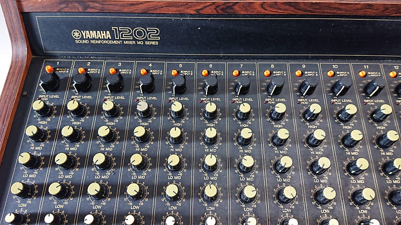 【希少】 YAMAHA MQ-1202 ミキサー ヴィンテージ Yamaha 1202 MQ Series 12 channel 4 band analoge Mixer 1980s