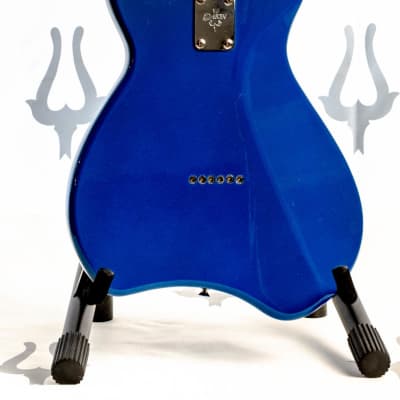Daion Savage Blue Electric Guitar w/ Original Daion Branded Hardshell Case image 6
