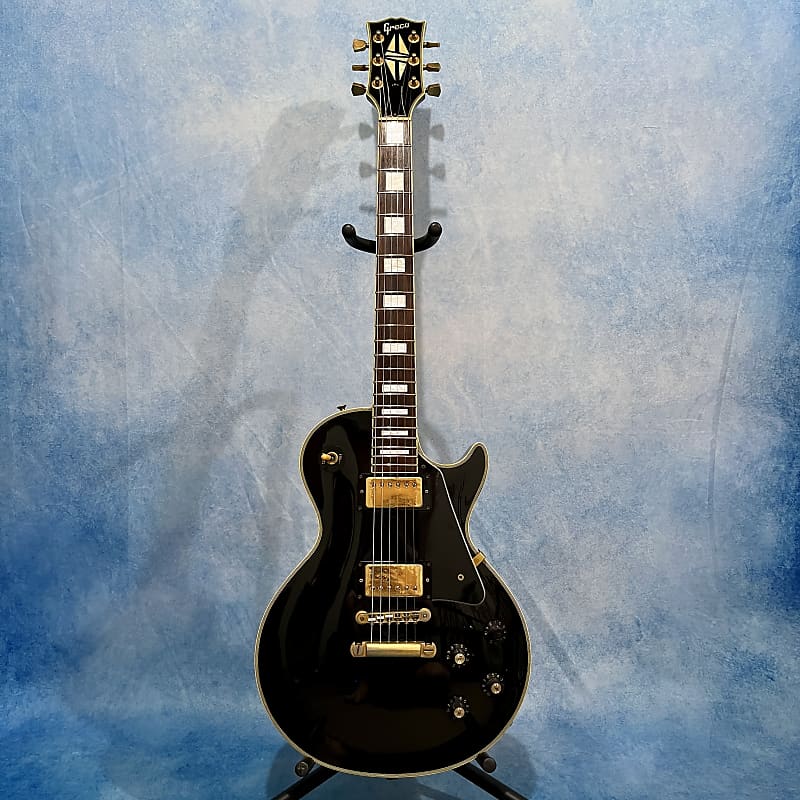 1989 Greco EGC-68-60 Custom Black Made in Japan MIJ Fujigen | Reverb