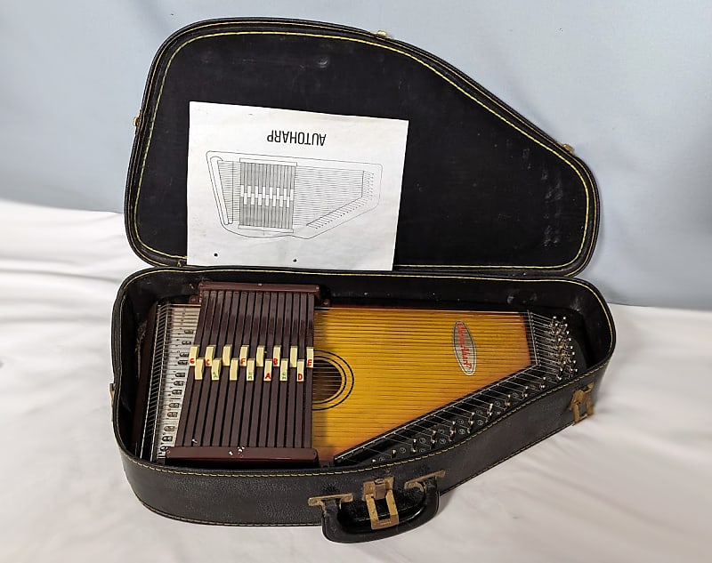 Chromaharp Autoharp With Case Reverb