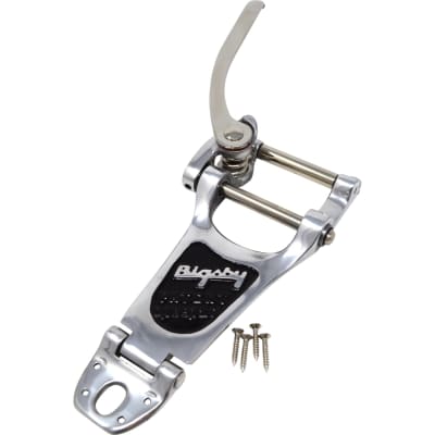 Bigsby Tailpiece Kalamazoo Series B7LH, Polished Aluminum, Left Handed image 1