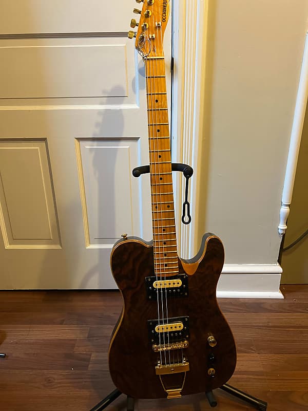 Occhineri Custom TELE style guitar - Natural Walnut image 1