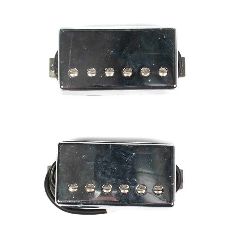 Gibson 490 Quick Connect Humbucking Pickup Set Chrome X1019 Reverb 