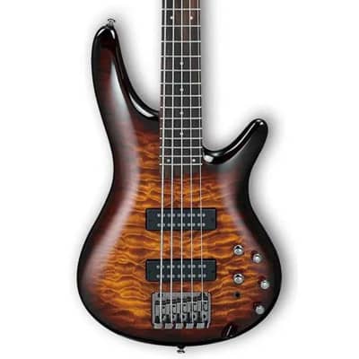Ibanez SR405EQM 5-String Bass Guitar (Dragon Eye Burst) for sale