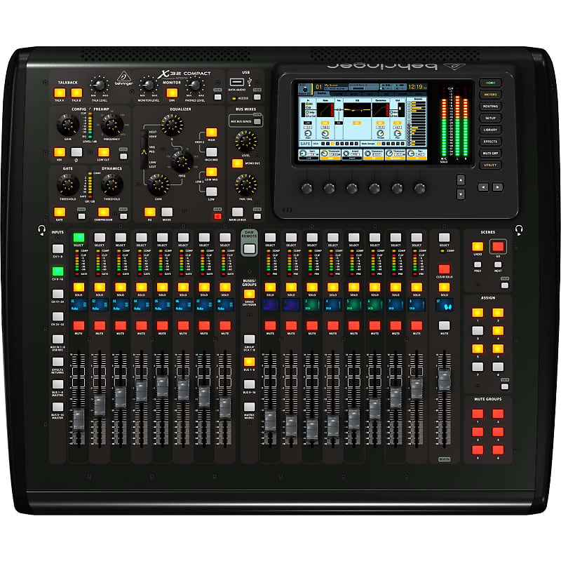 X32 Compact 40-Input 25-Bus Digital Mixing Console image 1