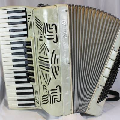 6464 - Ivory Corelli Mod.1445 Piano Accordion LMH 41 120 for sale