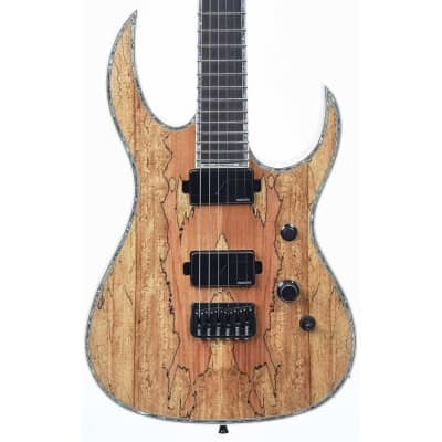 BC Rich Guitars Shredzilla Extreme Electric Guitar with Hipshot, Case, Strap, and Stand, Spalted Maple image 3