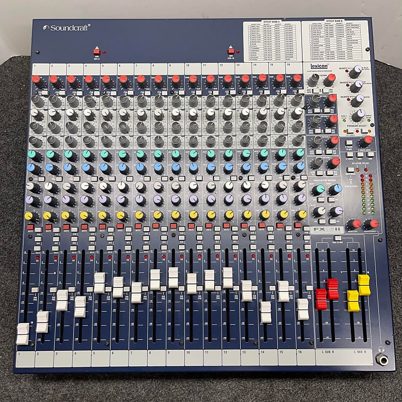 Soundcraft FX16ii 16-Channel Mixer with Lexicon Effects Processor