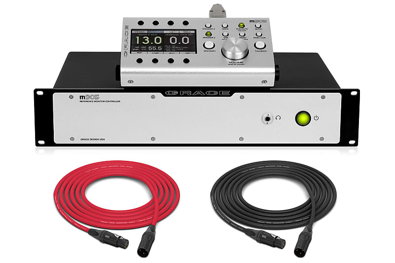 Grace Design M905 | Stereo Monitor Controller (Silver) | Pro Audio LA image 1