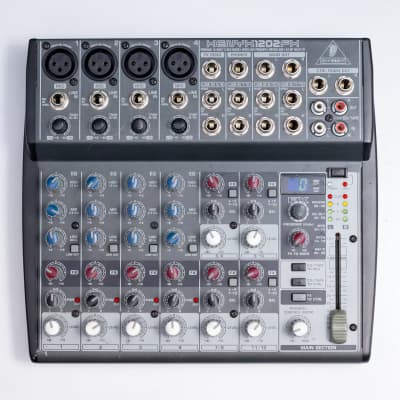Behringer Xenyx 1202FX 12-Input Mixer with Effects | Reverb