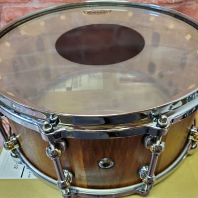 Pearl StaveCraft 14"x6.5" Makha Hand-Rubbed Natural Maple Finish Stave Snare Drum Authorized Dealer image 4