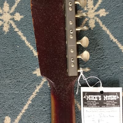 Silvertone Electric Guitar 1960's Redburst image 15