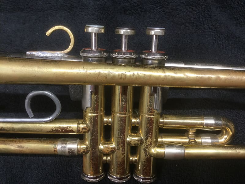 【美品】 Trumpet 90 Model Getzen - Reverb | lacquer nickel / Brass - 1950 アンティーク雑貨