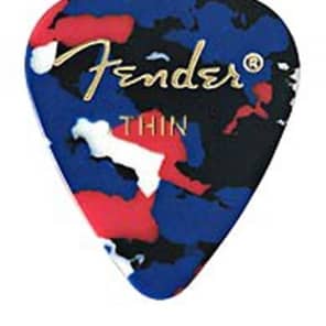 Fender 351 Shape Classic Picks, Thin, Confetti, 144 Count 2016