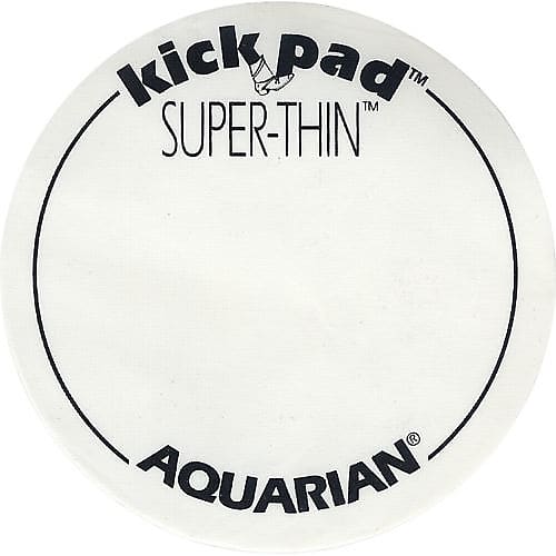 Aquarian STKP1 SUPER THIN KICK PAD FOR BASS DRUM BASS BEATER PAD image 1