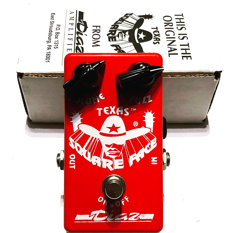 Cesar Diaz Texas Square Face Fuzz Guitar Pedal w/ Box