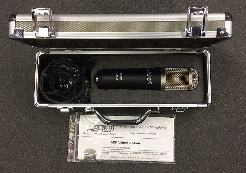 ADK Vienna Edition Condenser recording microphone, Black. | Reverb