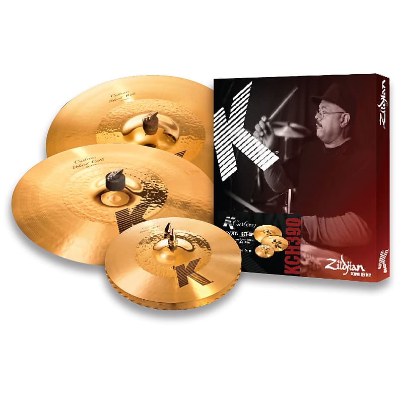 Zildjian KCH390 K Custom Hybrid Box Set 14.25/17/21" Cymbal Pack imagen 1