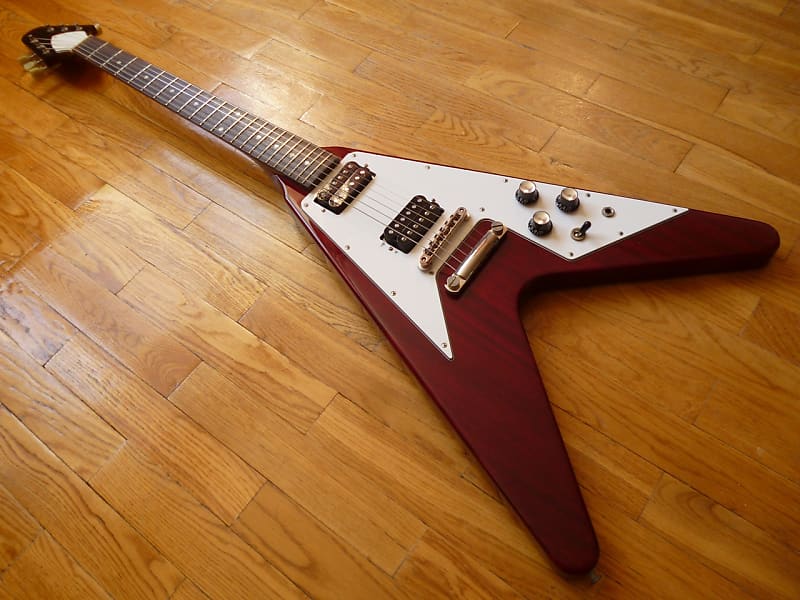 Epiphone Flying V Elite Japan 2000 Wine Red w/HSC