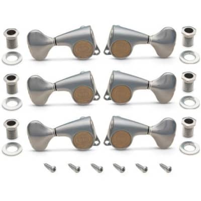 Gotoh 510 Tuners 21:1 - 6-String, Antique Chrome, Warehouse Resealed image 1