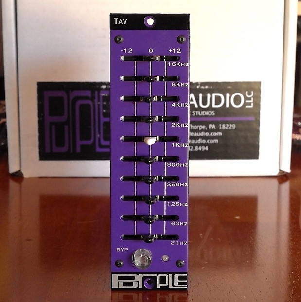 Purple Audio TAV 500 Series Graphic Inductor EQ Module image 2