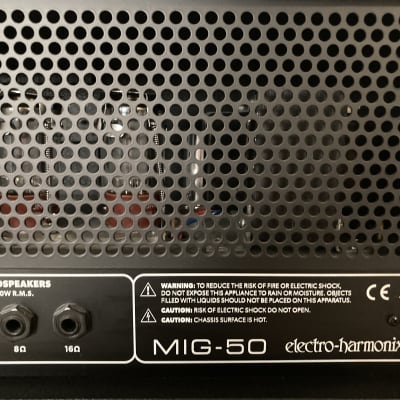 Electro-Harmonix MIG 50 2-Channel 50-Watt Tube Guitar Amp Head 2010s - Black image 6