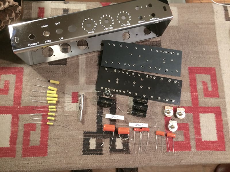 Fender 5E3 Tweed Deluxe Chassis Build Kit image 1