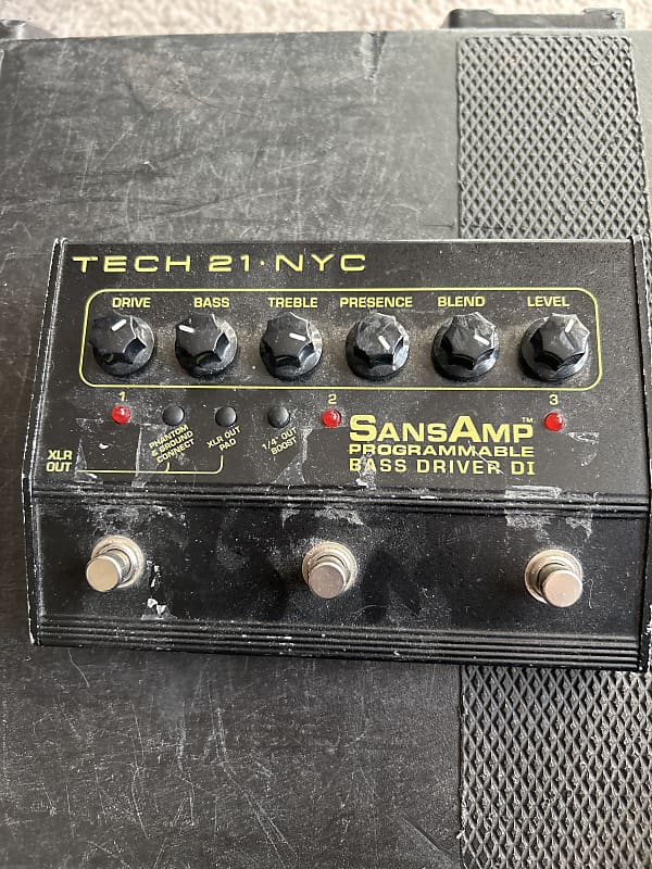 Tech 21 Sansamp Programmable Bass Driver