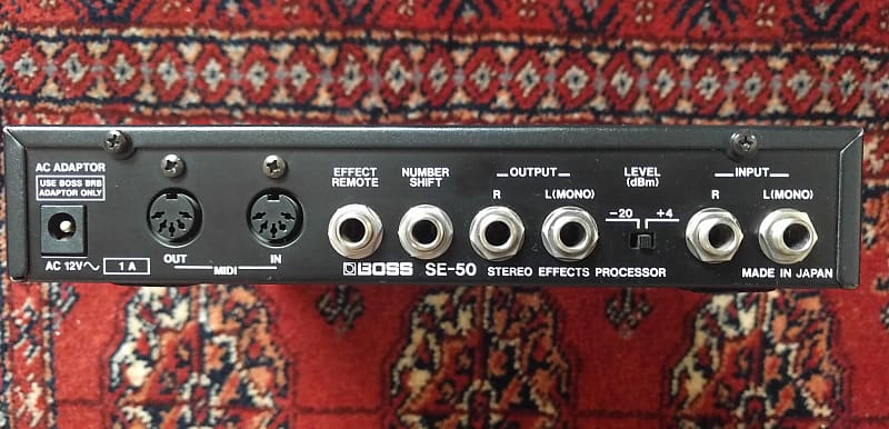 海外注文 BOSS SE-50 STEREO EFFECTS PROCESSOR | barstoolvillage.com