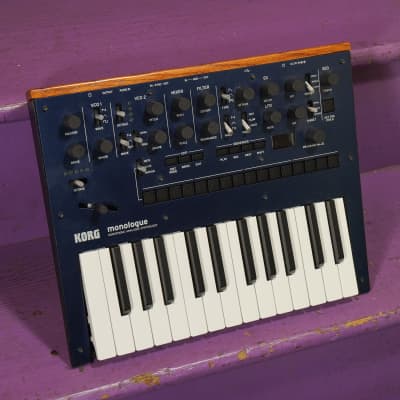 2010s Korg Monologue Analog Monophonic Synthesizer (Blue Finish, with Korg Power Supply & Box)