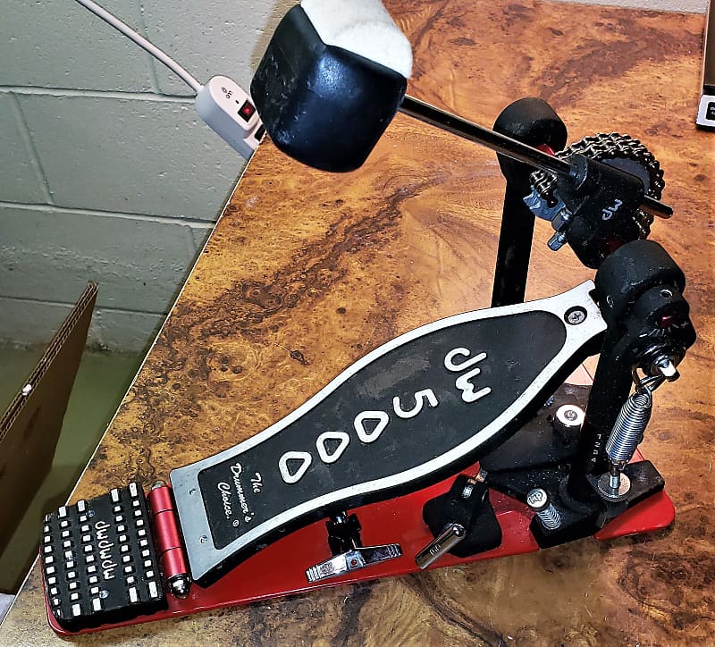 DW 5000 Single Bass Drum, Double Chain Pedal Reverb