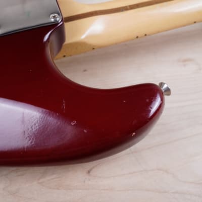 Fender Highway One Stratocaster 2002 Crimson Red Transparent w/ Hard Case image 13