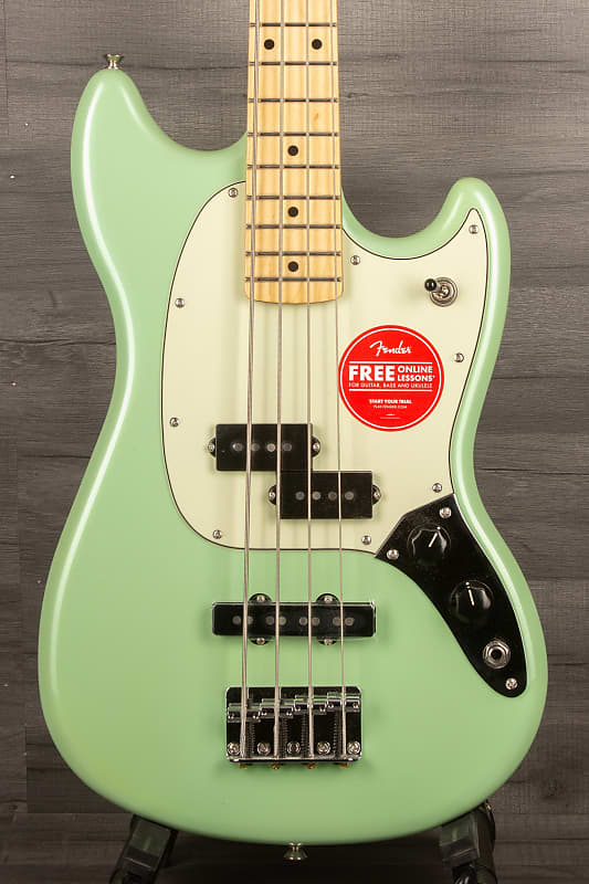 Fender Ltd Edition Player Mustang® Pj Bass Surf Pearl Reverb Uk 1053