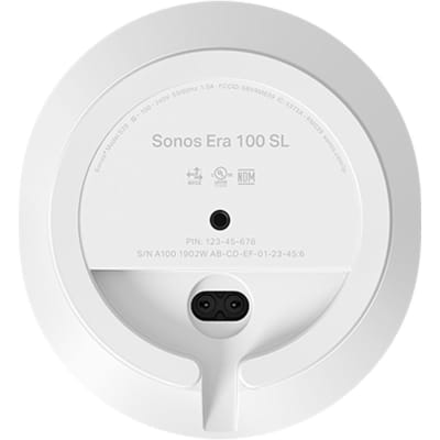 Sonos Era 100 Wireless Bluetooth Speaker, White image 3