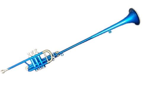 Sai musicals fl-52 FLAG Trumpet BB_ Pitch_ New^ branded W/MP+ Mute Case Colored Blue Nice/Sound 2022 image 1