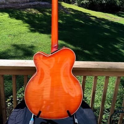 David Wallace Custom Guitar Robert Anderson Model AT-1030  2013 - Orange image 13