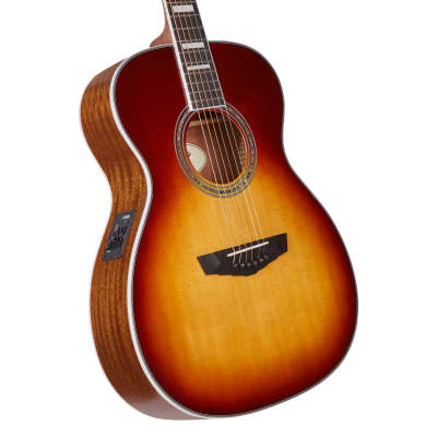 D'Angelico Premier Series Tammany Orchestra Acoustic-Electric Guitar, Iced Tea Burst for sale