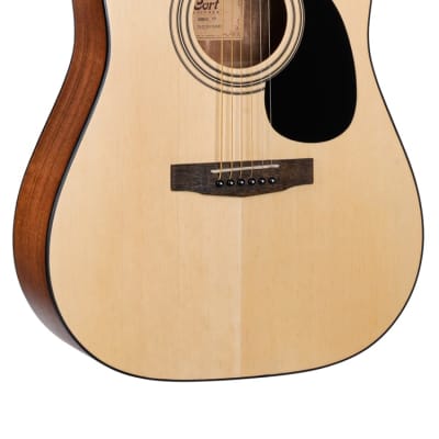 Cort AD810 Dreadnought Acoustic Guitar in Natural Open Pore for sale