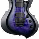 ESP E-II FRX REINDEER BLUE Solidbody Electric Guitar with Flame Maple Top and Mahogany Body