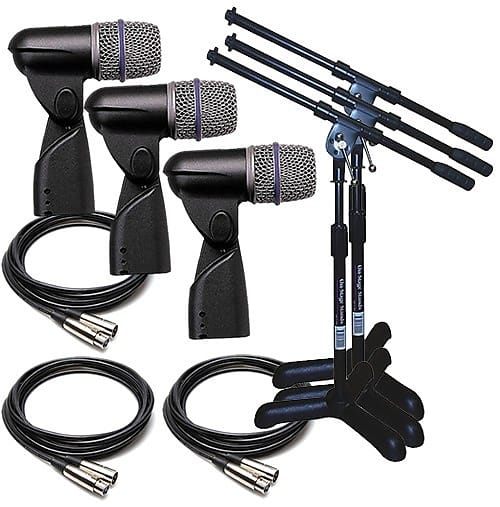 Shure Beta 56A Dynamic Drum & Instrument Microphone TRIPLE PERFORMER PAK image 1