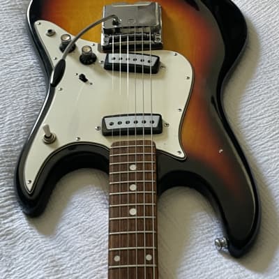 1970's Lyle 1802T Sunburst Electric Guitar Like Epiphone ET-270 Cobain MIJ Matsumoku Japan image 4
