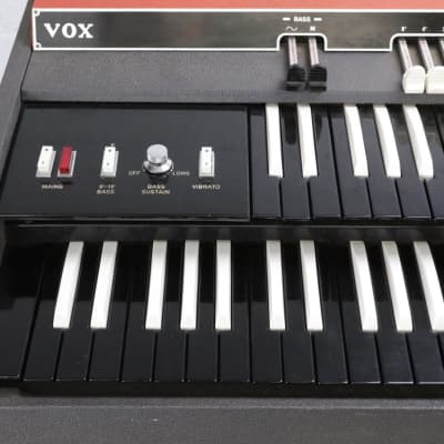 1967 Vox Super Continental V-303E 49-Key Organ Keyboard w/ Foot Pedal #50497 image 5